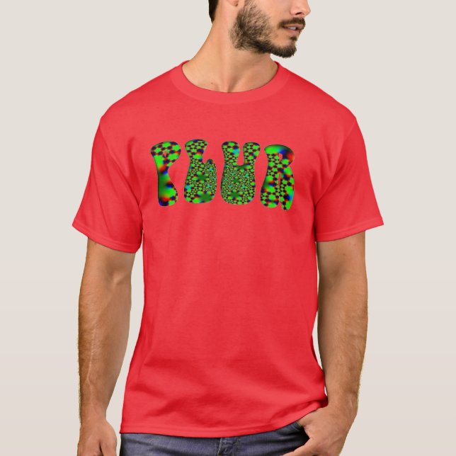 Green Psychedelic PLUR T-Shirt (Front)