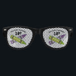 Green Purple Artist Crayons Child Birthday Party Kids Sunglasses<br><div class="desc">Design features an original marker illustration of a pair of green and purple crayons, with black text and accents. Simply personalise with your information for a unique child's birthday party design. Coordinating products available. Don't see what you're looking for? Need help with customisation? Contact Rebecca to have something designed just...</div>