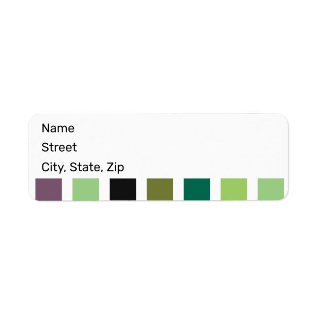 Green Purple Black Hues (Front)