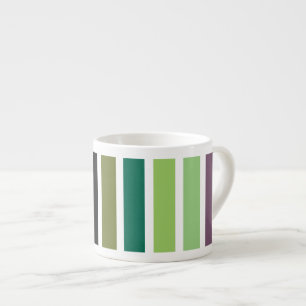 Green Purple Black Hues Espresso Cup