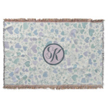 Green Purple Blue Love Hearts 