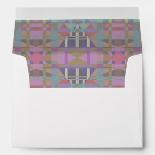 Green Purple Pink Geometric Envelope