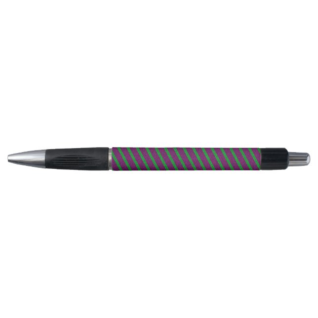 Green & Purple Stripes Glitter (Front)