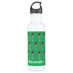 Green Putting Golf Balls  710 Ml Water Bottle