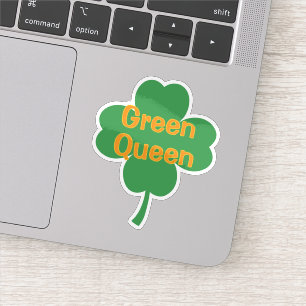 Green Queen 4-Leaf Clover St Patrick's Day