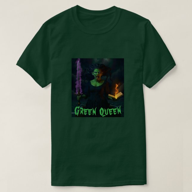 Green Queen T-Shirt (Design Front)