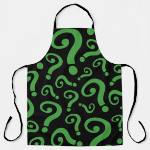 Green Question Mark Apron