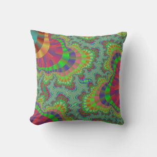 Green Rainbow Gear Cushion