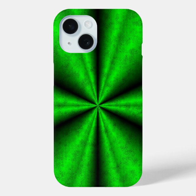 Green Rainbow in Elephant Skin Leather Optik Case-Mate iPhone Case (Back)
