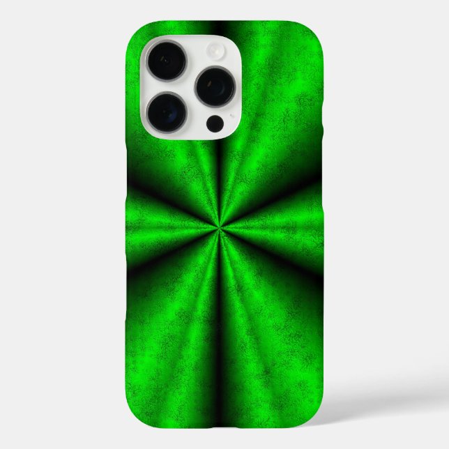 Green Rainbow in Elephant Skin Leather Optik Case-Mate iPhone Case (Back)