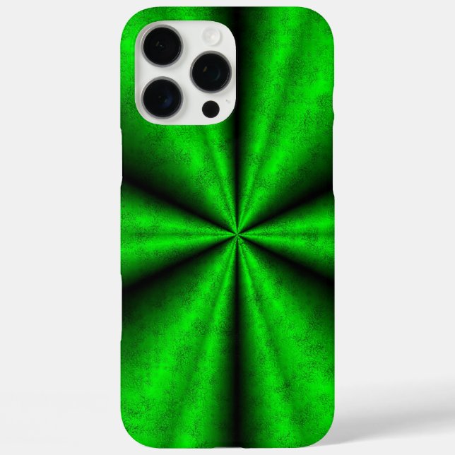 Green Rainbow in Elephant Skin Leather Optik Case-Mate iPhone Case (Back)
