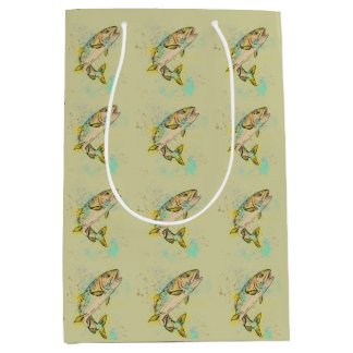 Green Rainbow Trout Gift Bag