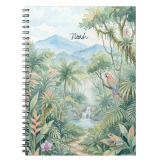 Green Rainforest Notebook