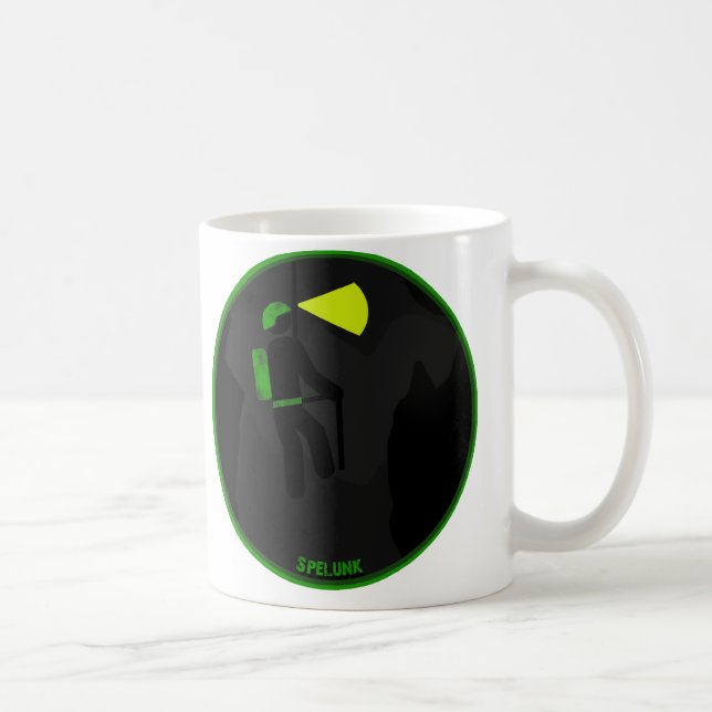 GREEN Rapell Spelunk Coffee Mug (Right)
