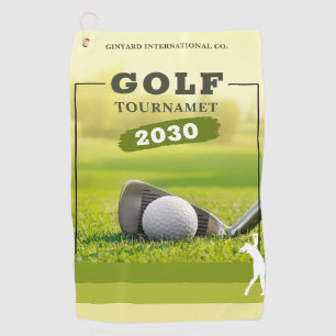 Green Realistic Golf Tournament Towel