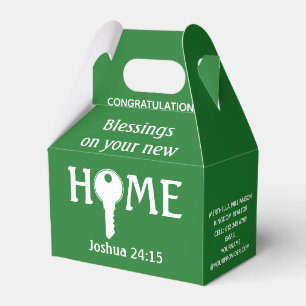 Green Realtor to Client NEW HOME Closing Gift Favour Box