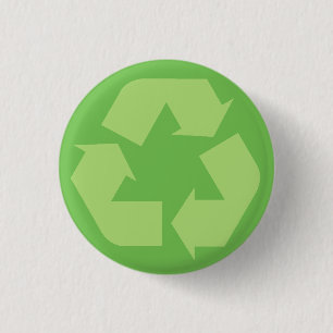 Green Recycle Button