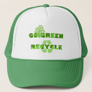Green Recycle Environmental Hat