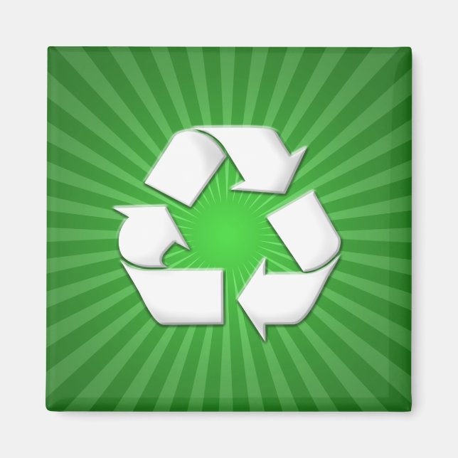 Green Recycle Magnet 001 (Front)