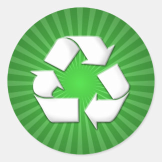 Green Recycle Stickers 001