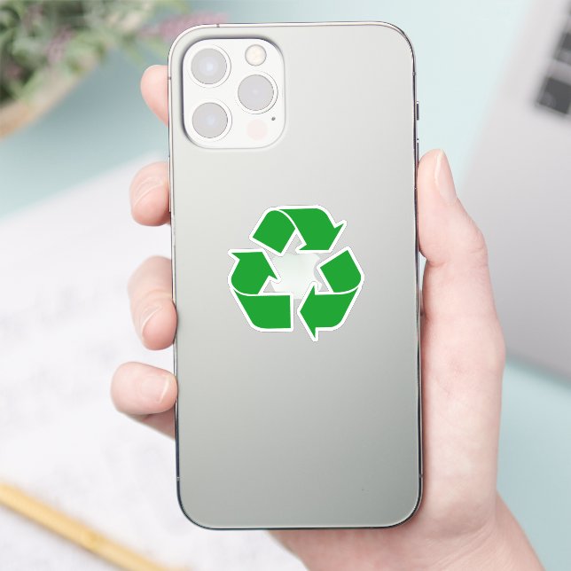 Green Recycling Symbol (Phone)
