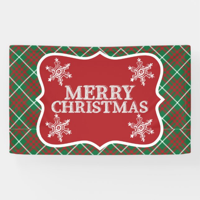 Green & Red Check Banner (Horizontal)
