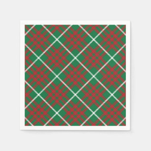Green & Red Check Napkins