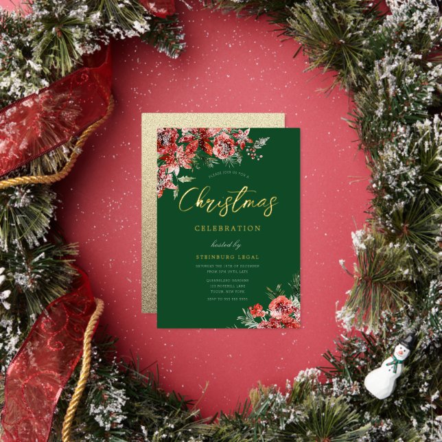 Green Red & Gold Corporate Christmas Party Gala (Insitu)