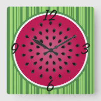 Green Red Watermelon Design