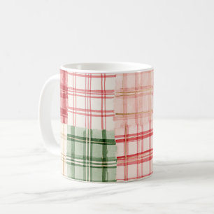 Green Red White Candy Canes Coffee Mug