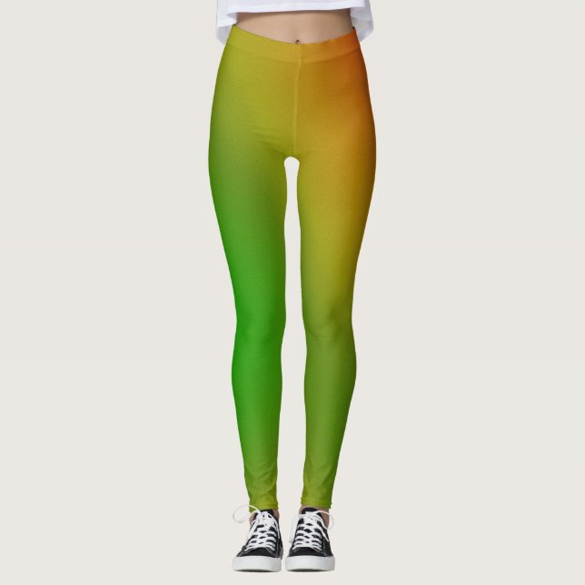 Green/Red Women's Leggings (Front)