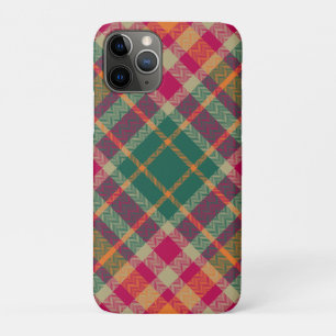 Green Red Yellow Scottish Tartan Plaid Case-Mate iPhone Case