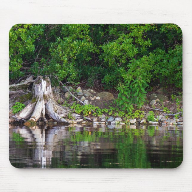 Green Reflections Mouse Pad (Front)