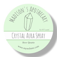 Green | Reiki Crystal Product Labels