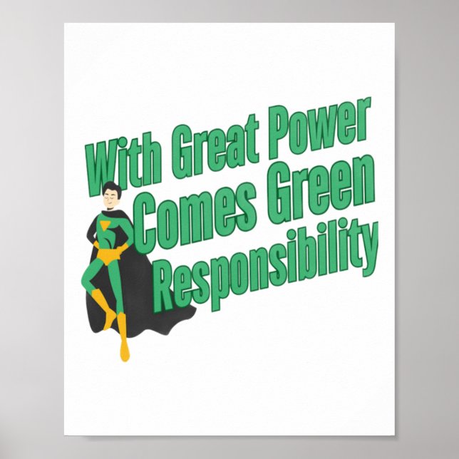 Green Responsibility  Poster (Front)