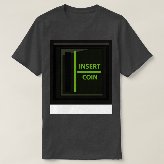 Green Retro Arcade T-Shirt (Design Front)