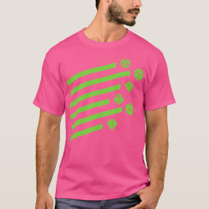 Green Retro Polyhedral Dice Set T-Shirt