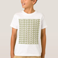 Green Retro Vintage Y2K Leaf Pattern
