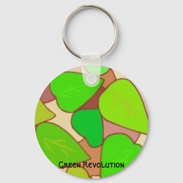 Green Revolution key chain (Front)