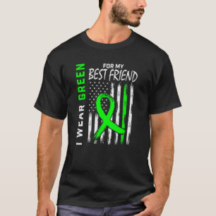 Green Ribbon Best Friend Cerebral Palsy Awareness T-Shirt