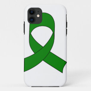 Green Ribbon Drawing Case-Mate iPhone Case