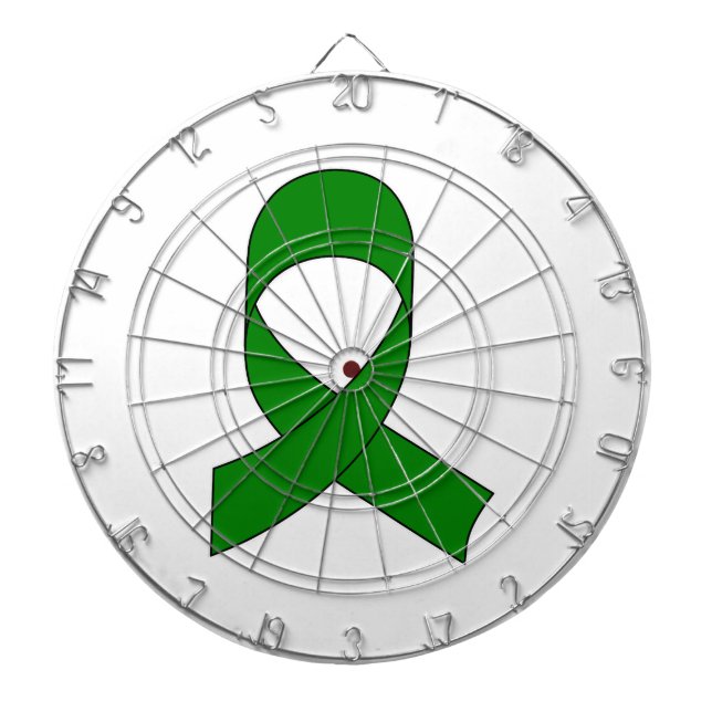 Green Ribbon Drawing Dartboard (Front)