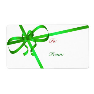 Green Ribbon Gift Tags