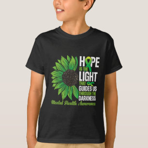 Green Ribbon Mental Health Awareness T-Shirt