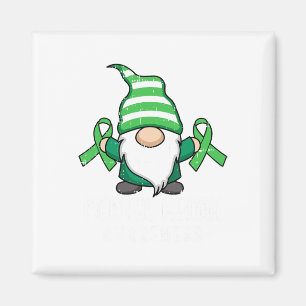 Green Ribbon Mental Health Awareness Warrior  Magnet