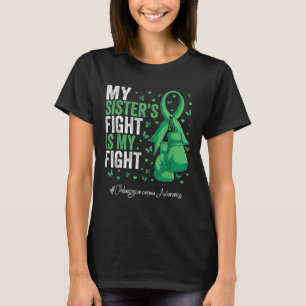 Green Ribbon Sister Cholangiocarcinoma Awareness  T-Shirt