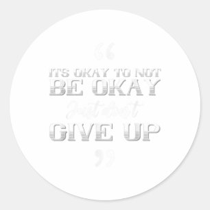 Green Ribbon Warrior &amp; Supporters - Mental Hea Classic Round Sticker