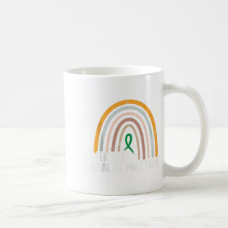 Green Ribbon Warrior &amp; Supporters - Mental Hea Coffee Mug