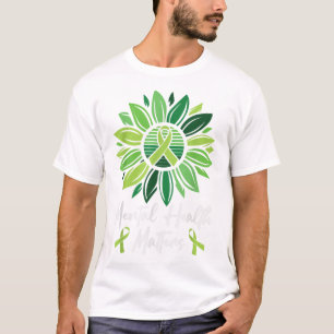 Green Ribbon Warrior & Supporters - Mental Hea T-Shirt