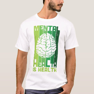 Green Ribbon Warrior &amp; Supporters - Mental Hea T-Shirt